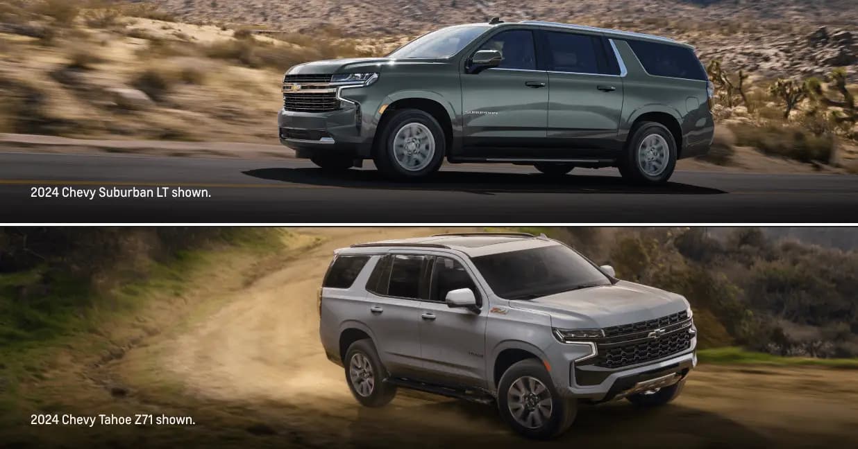 Chevy Tahoe vs. Suburban: Key Differences and Comparison